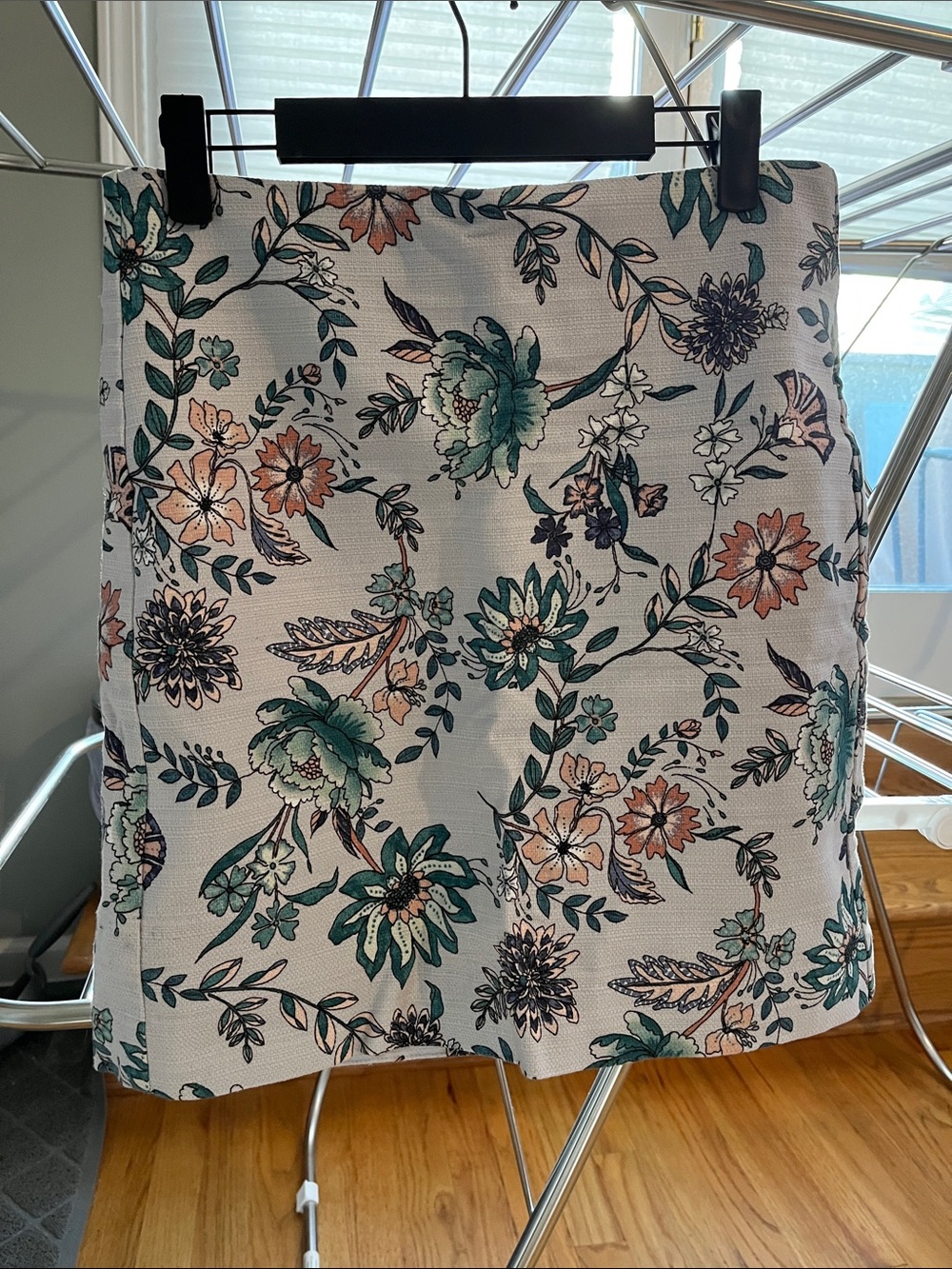 LOFT Floral Mini Skirt